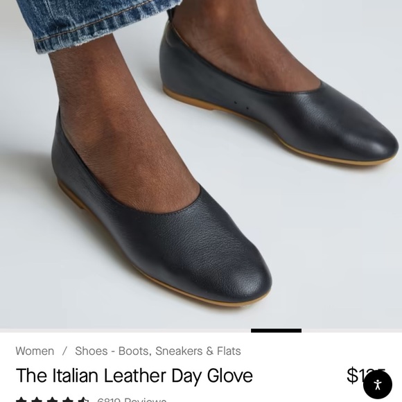 Everlane Shoes - Black leather day glove